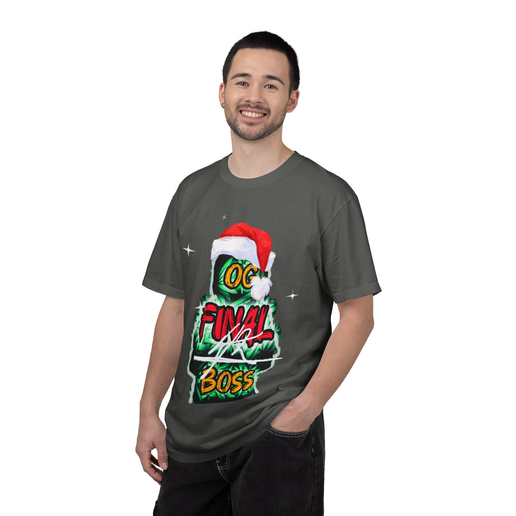 OG final Boss - XMAS Edition - Unisex Garment-Dyed T-shirt