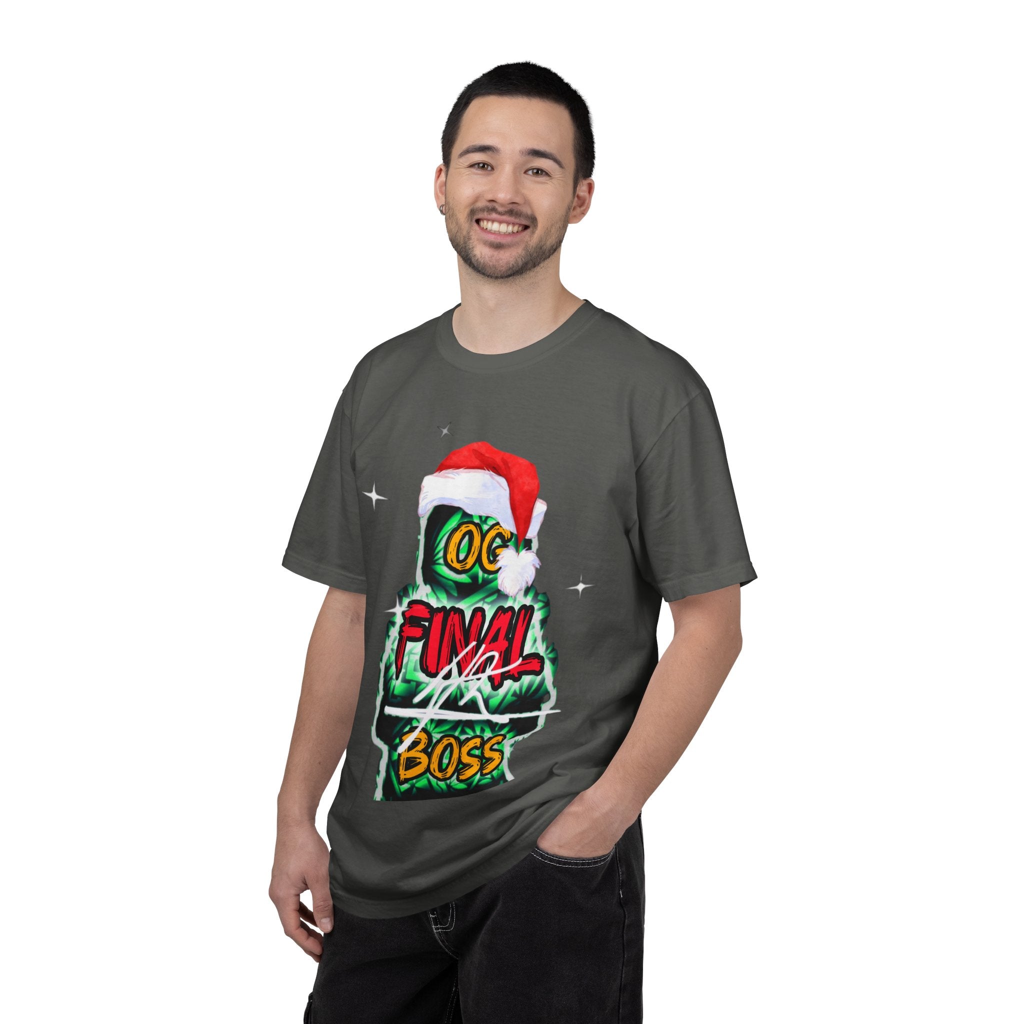 OG final Boss - XMAS Edition - Unisex Garment-Dyed T-shirt
