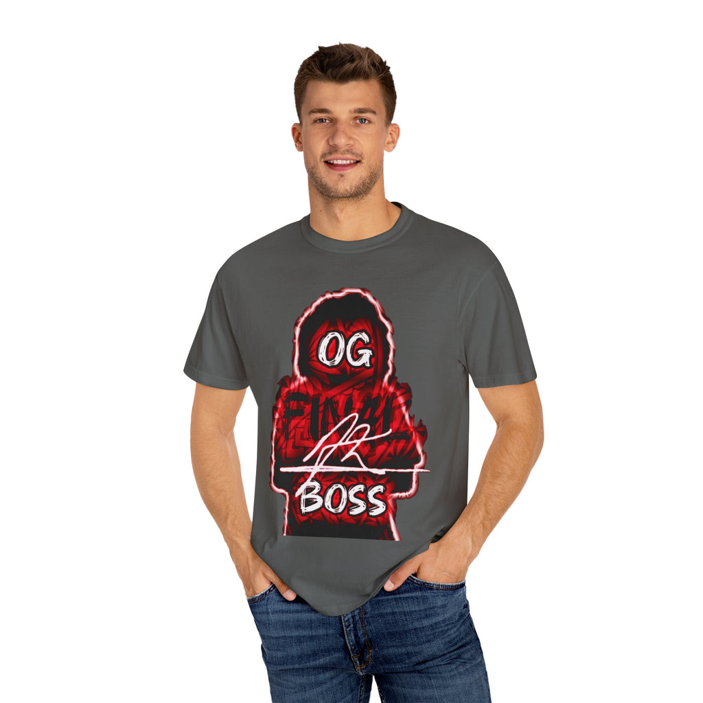 OG final Boss Unisex Garment-Dyed T-Shirt