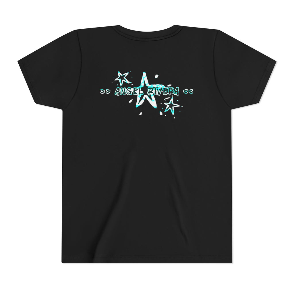 Youth Tee — "OG Final Boss" Graphic Shirt with Cyan Star Nameback