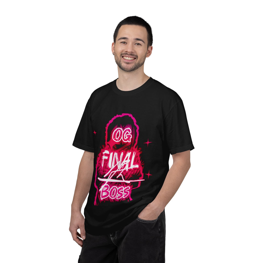 OG Final Boss T-shirt — Raspberry Pink - Graphic designer