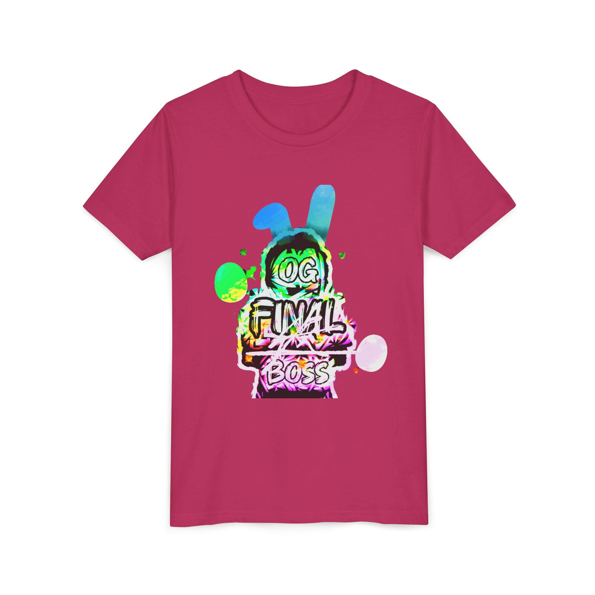 Easter OG Final Boss — Holographic Youth T-shirt