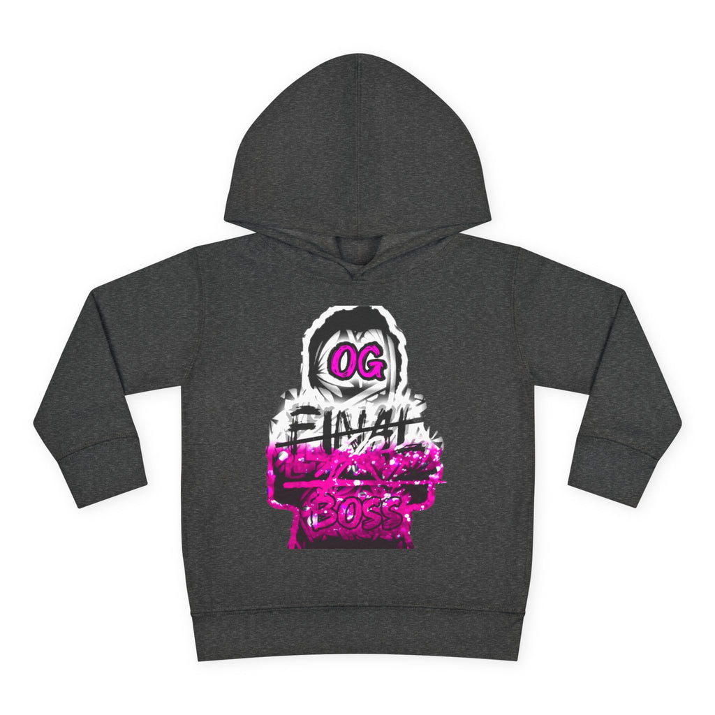 Toddler Hoodie — 'OG Final Boss' Retro Gamer Pullover