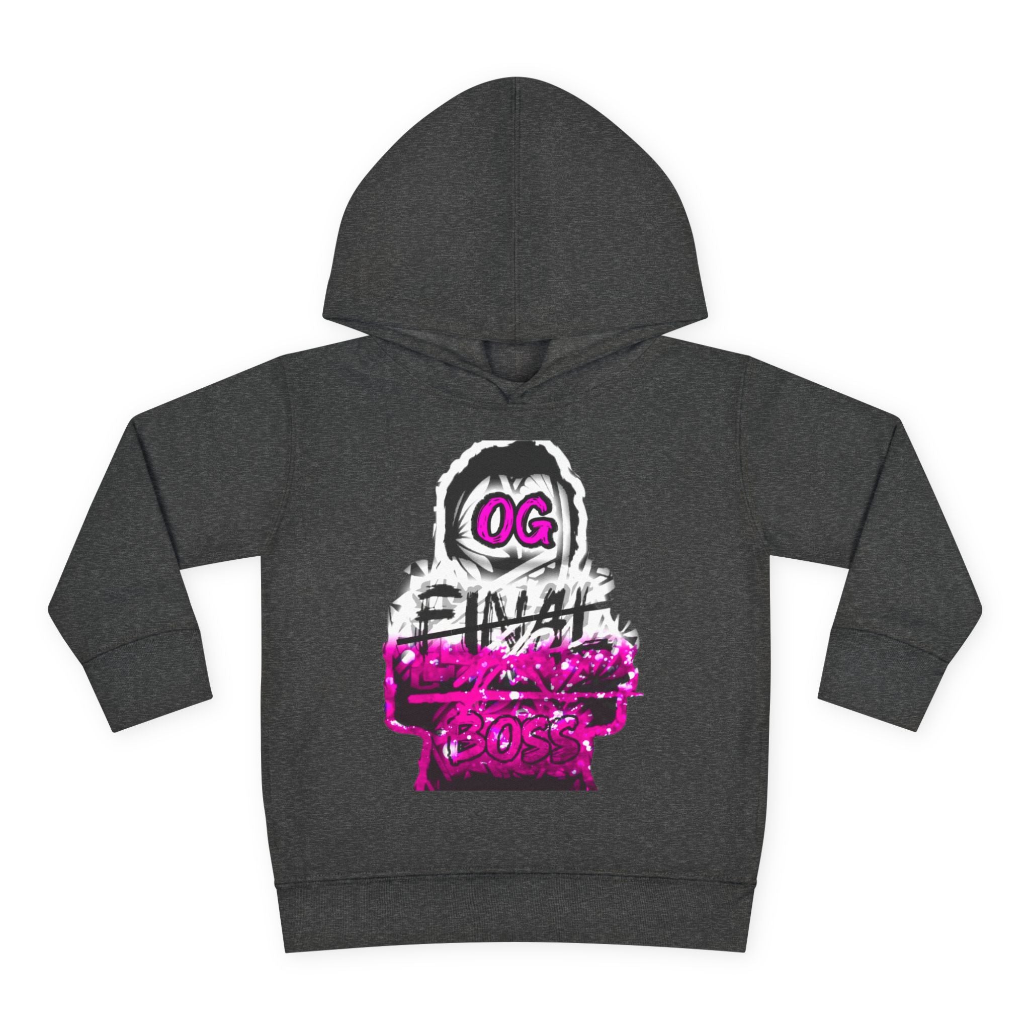 Toddler Hoodie — 'OG Final Boss' Retro Gamer Pullover