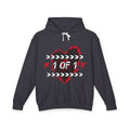 1 of 1 Heart Hoodie — Unique Graphic Lightweight Hooded Sweatshirt