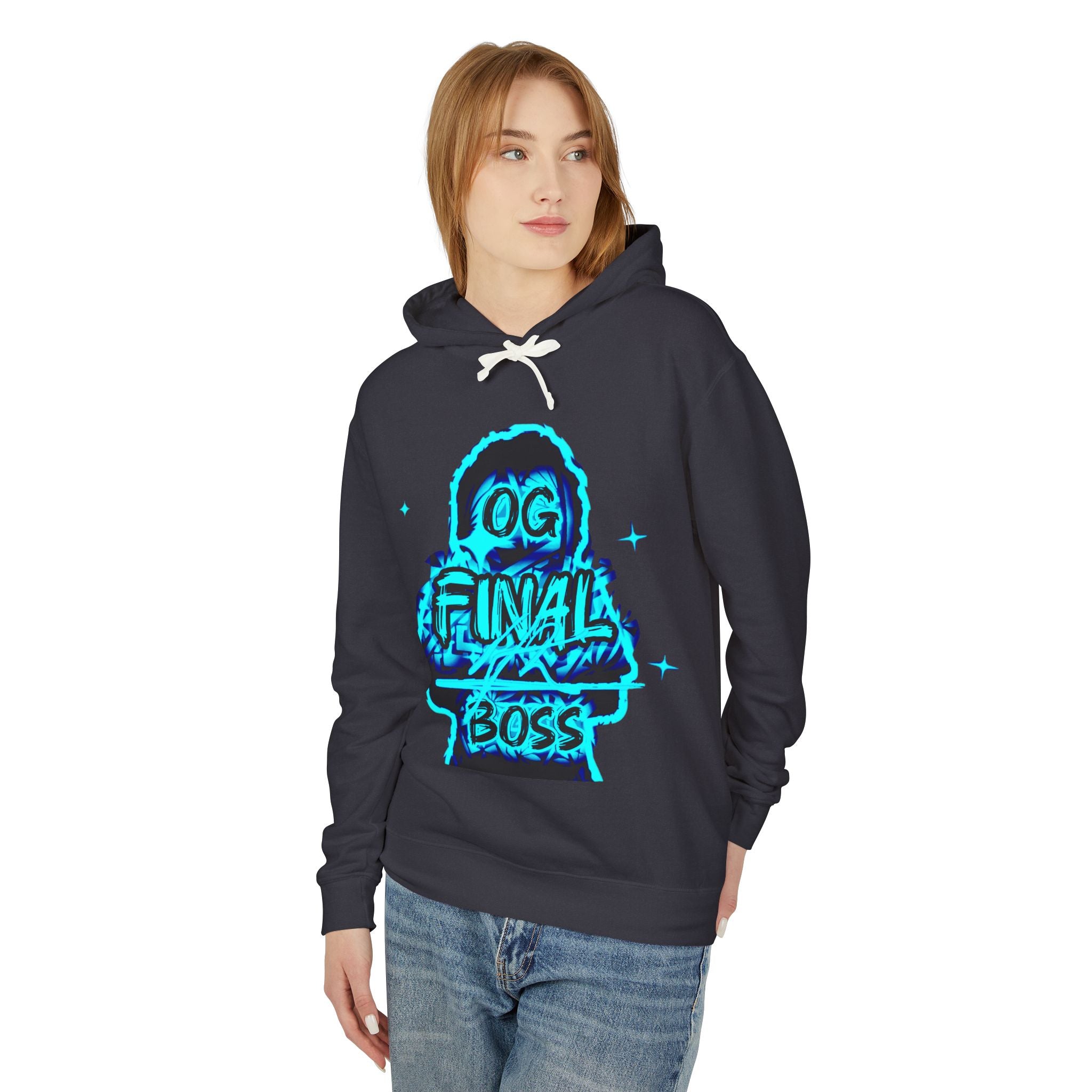 OG Final Boss Hoodie — Retro Neon / Diamond Pullover