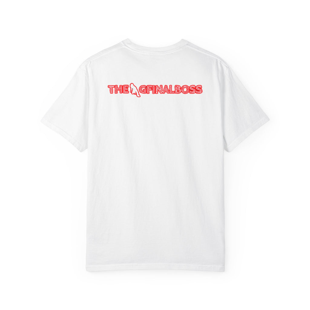 Born Ruthless T-Shirt — Graphic White Tee with 'Born Ruthless' & TheOgFinalBoss Logo