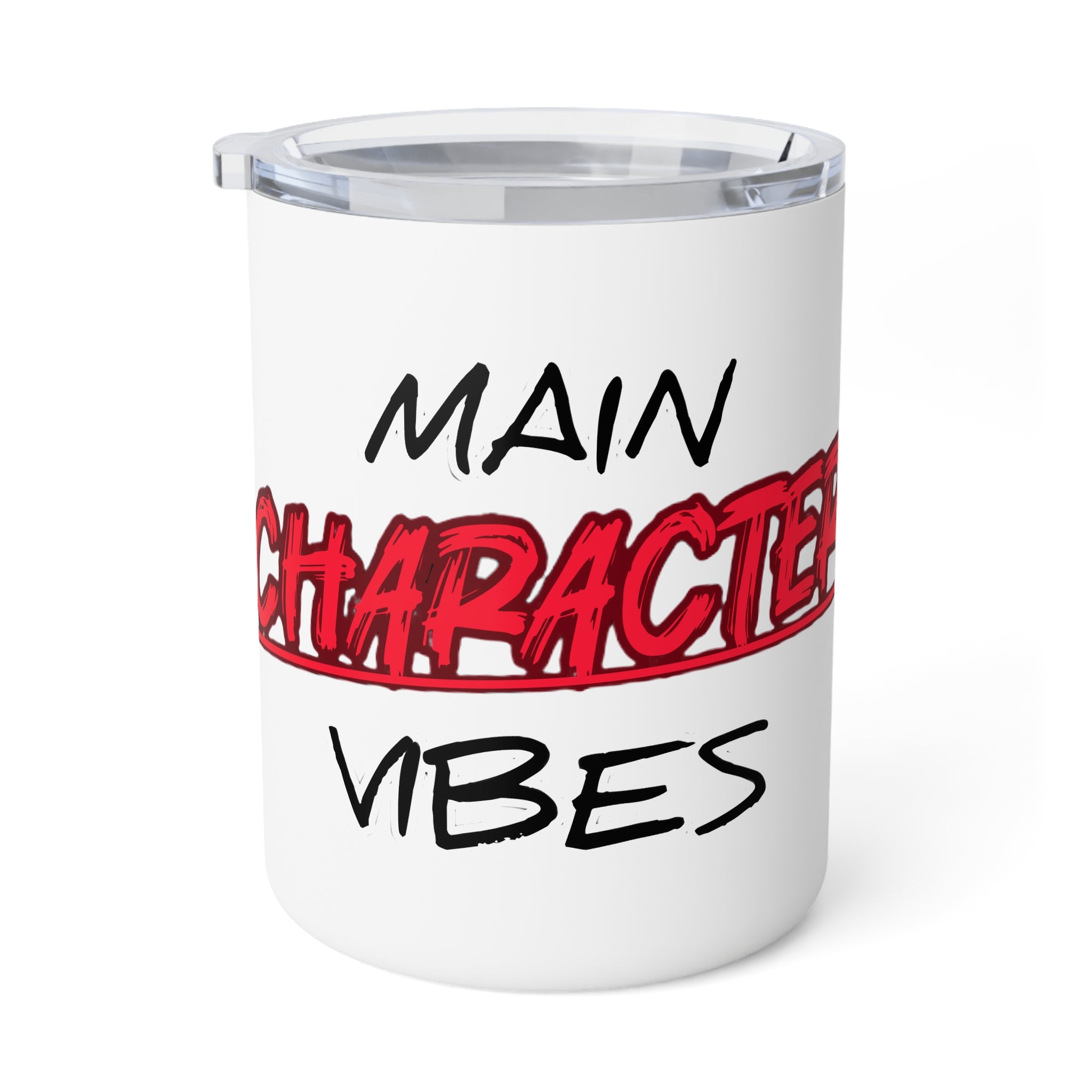 Main Character Vibes Insulated Coffee Mug – 10oz Travel Tumbler