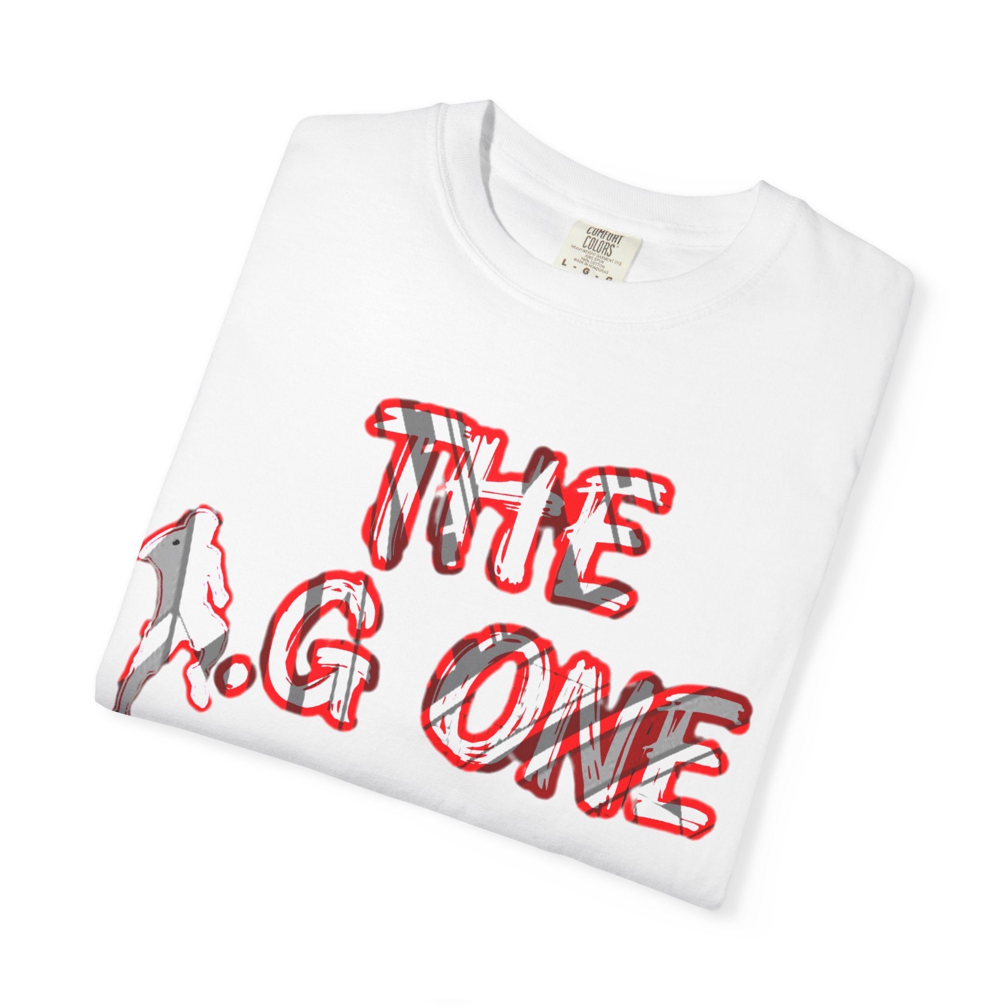 Garment-Dyed Unisex T-Shirt - 'THE O.G ONE' Graphic Tee