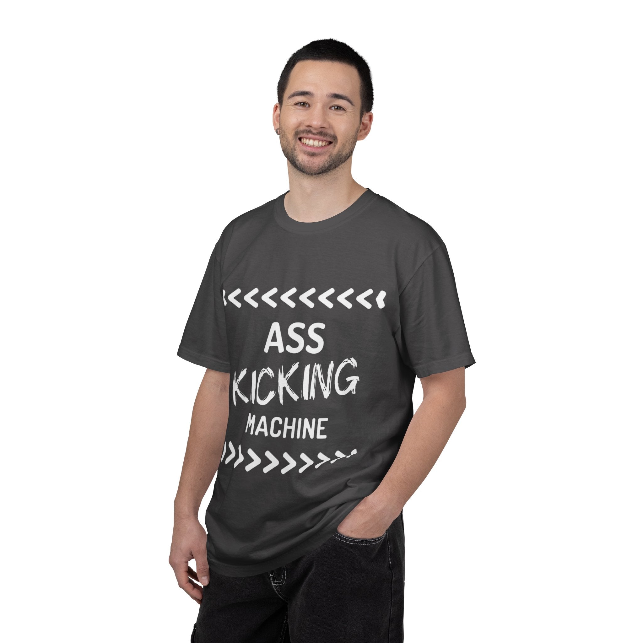 Ah kicking machine - Unisex Garment-Dyed T-shirt