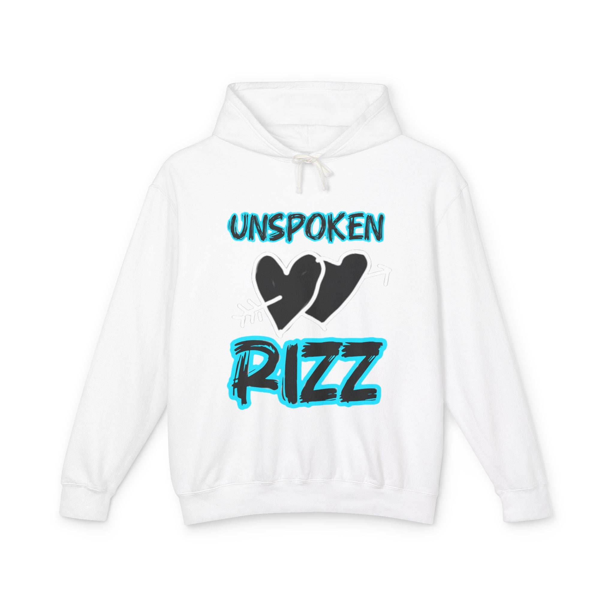 Unspoken Rizz Hoodie — Graphic Heart Streetwear Pullover