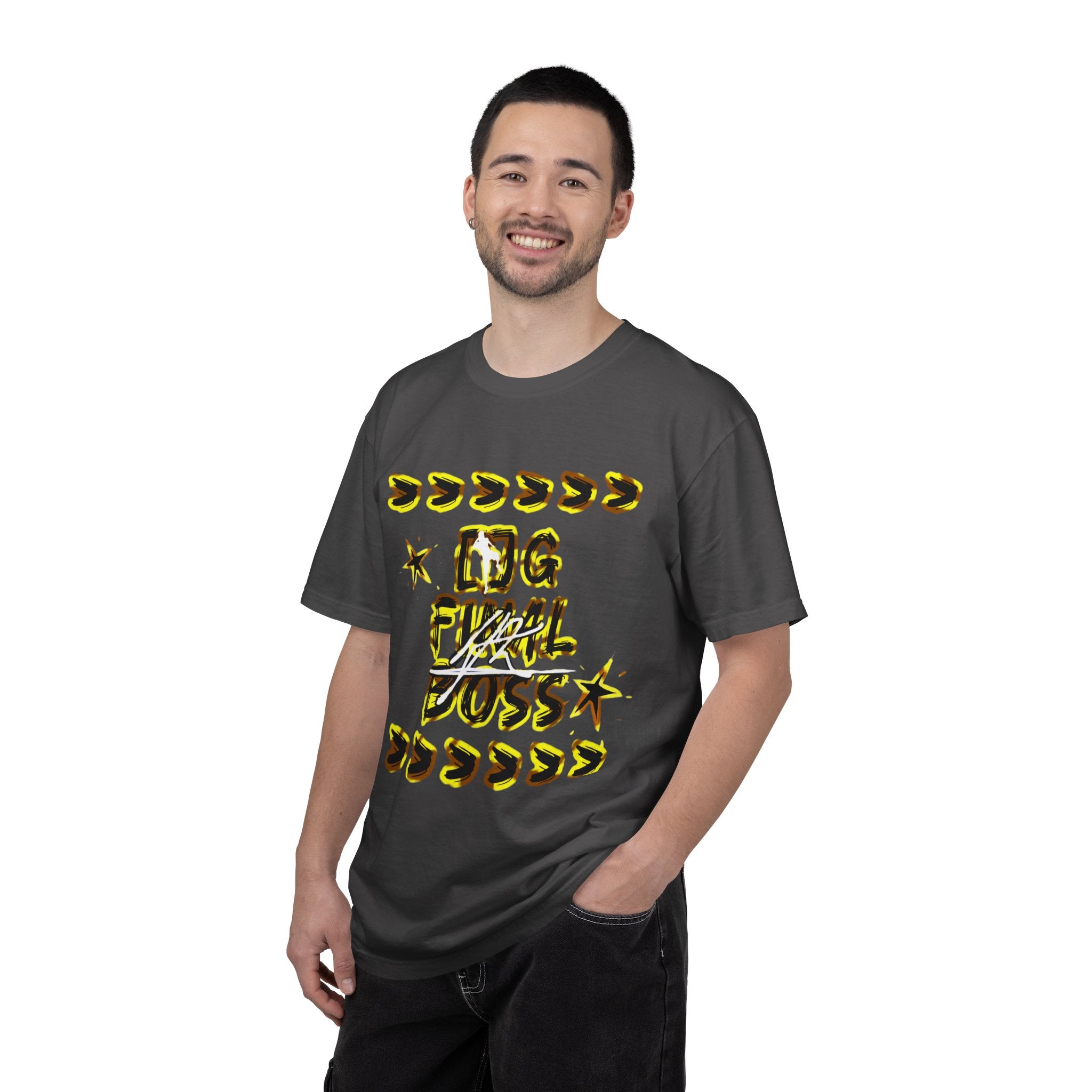 OG Final Boss Graphic star designed T-shirt - Streetwear