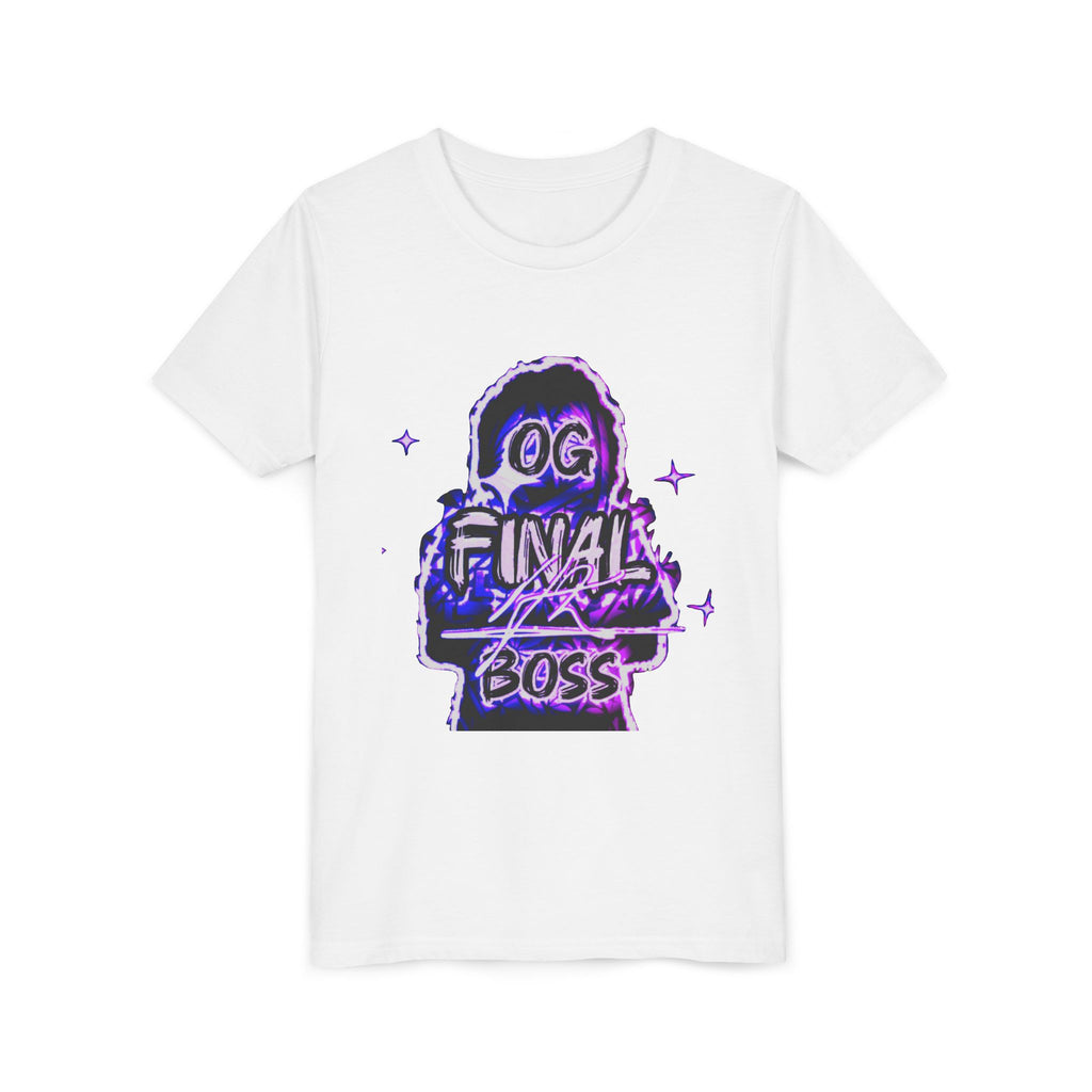 Youth Tee — "OG Final Boss" - Amethyst - Graphic Shirt