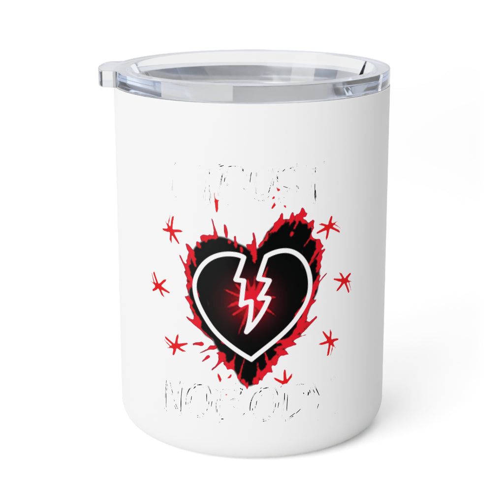 Broken Heart Graphic Insulated Coffee Mug, 10oz