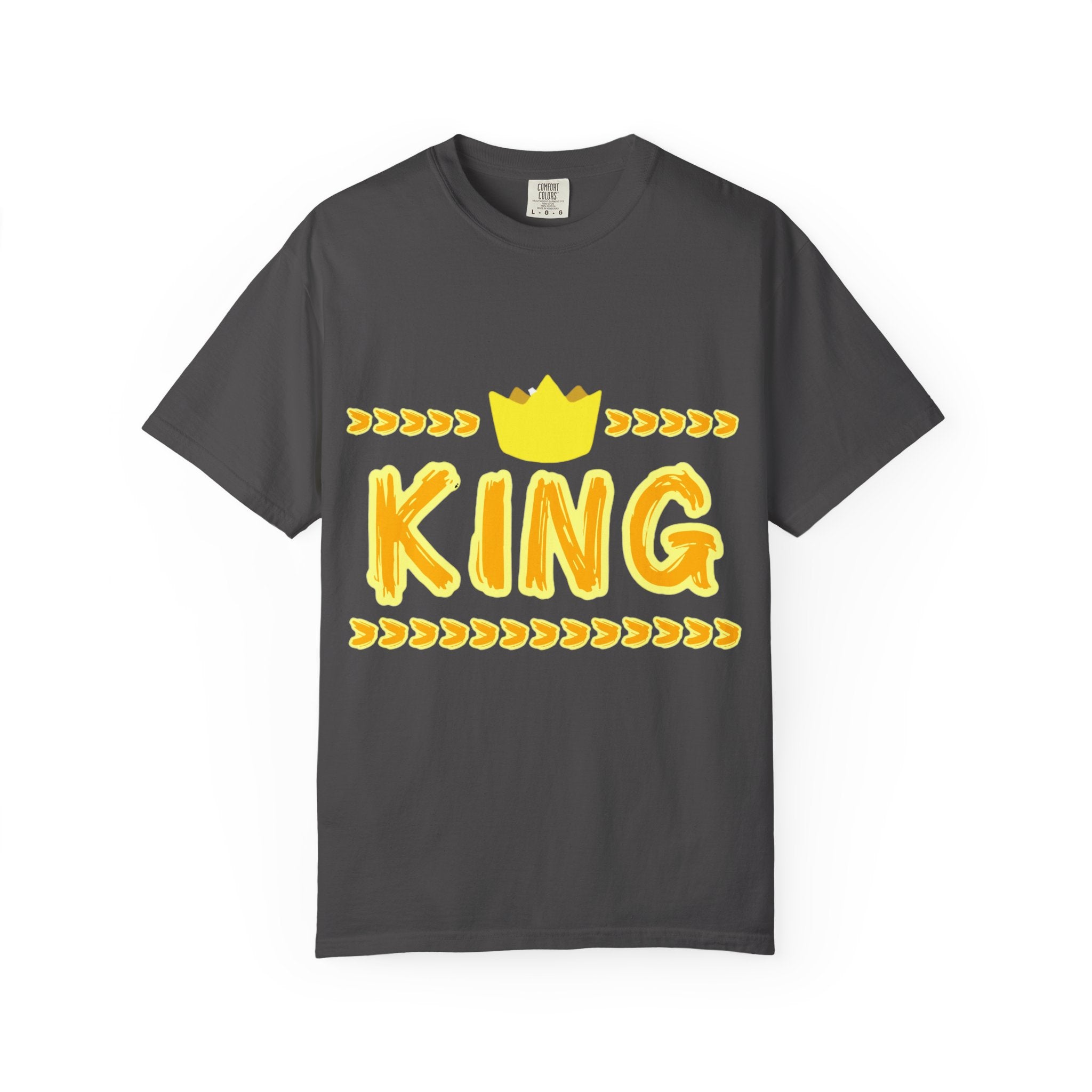 King graphic Yellow - Unisex Garment-Dyed T-shirt