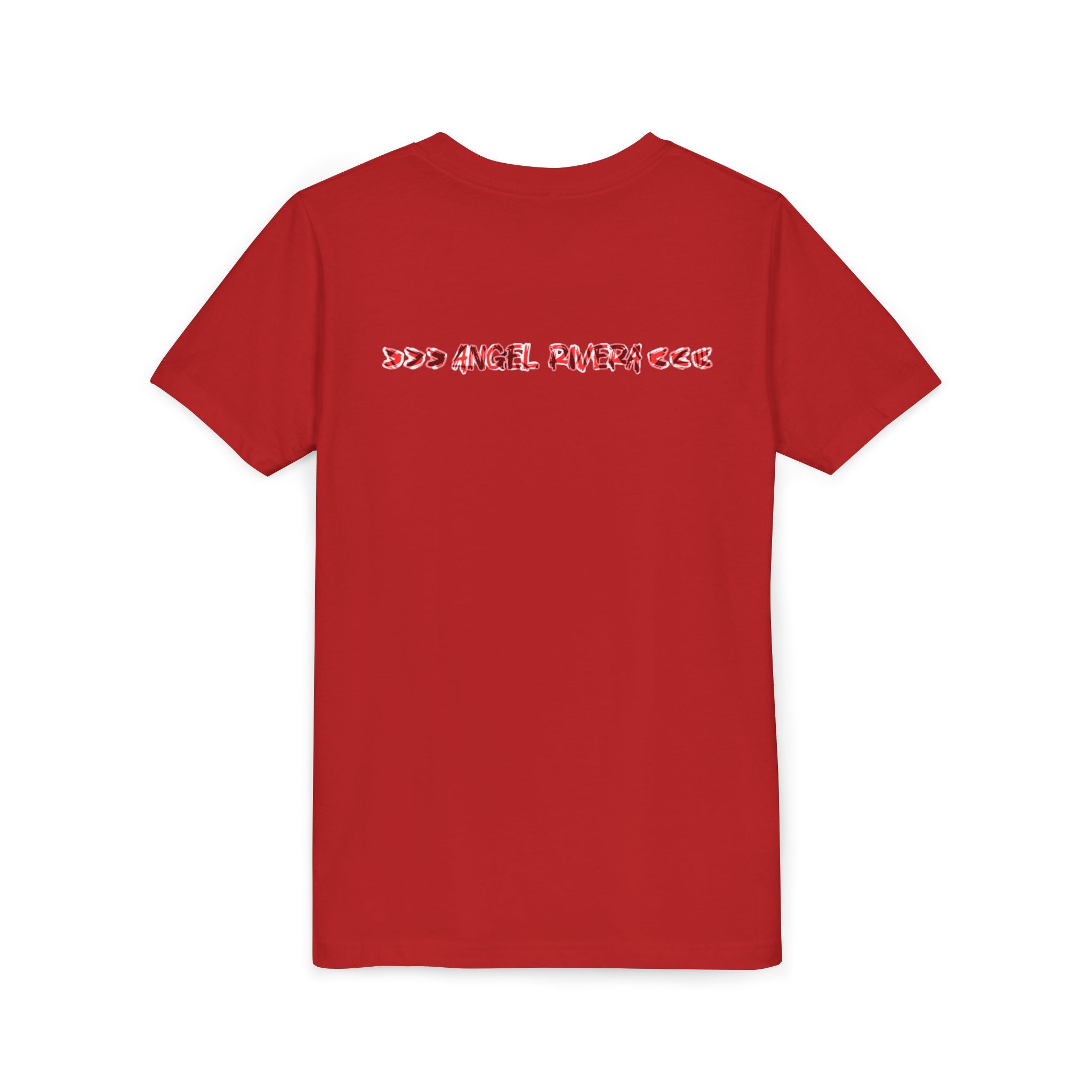 Drama King Youth Tee — Bold Red Graphic Kids T‑Shirt