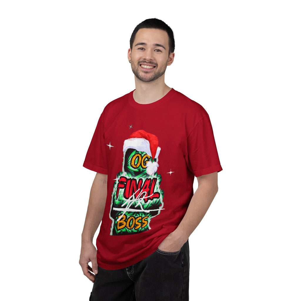 OG final Boss - XMAS Edition - Unisex Garment-Dyed T-shirt