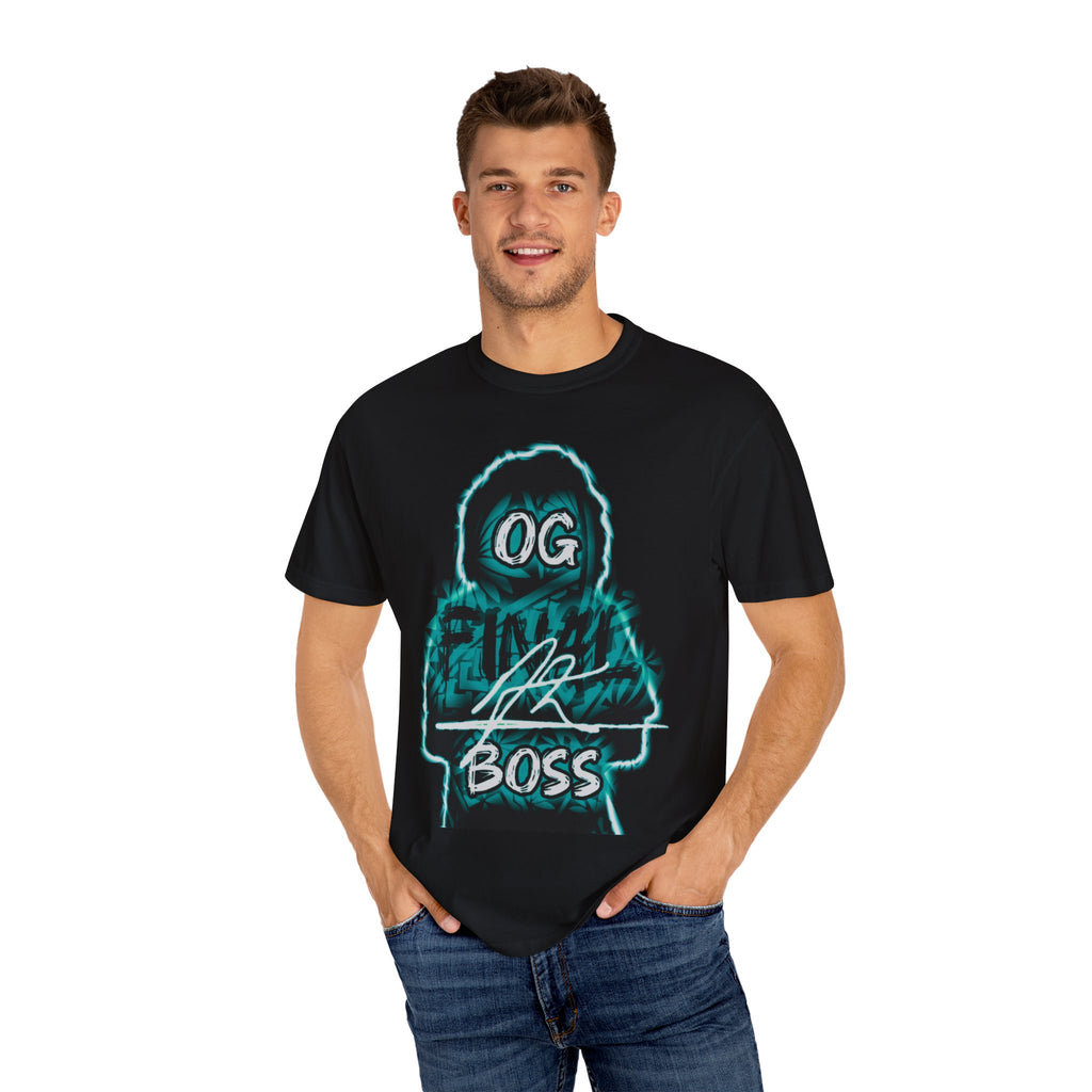 OG Boss Unisex Garment-Dyed T-Shirt - Street Style Graphic Tee for Trendsetters