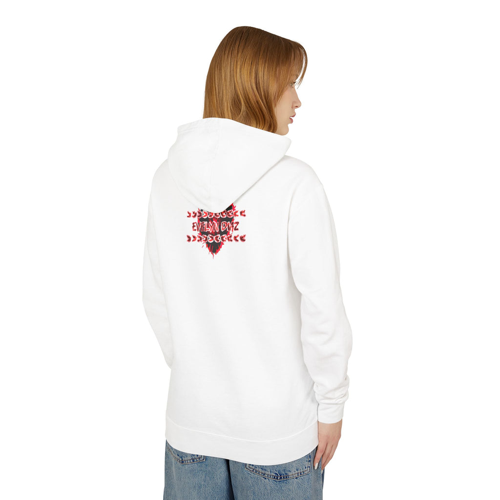 Drama Queen Hoodie — Bold Red Graphic Lightweight Hooded Sweatshirt