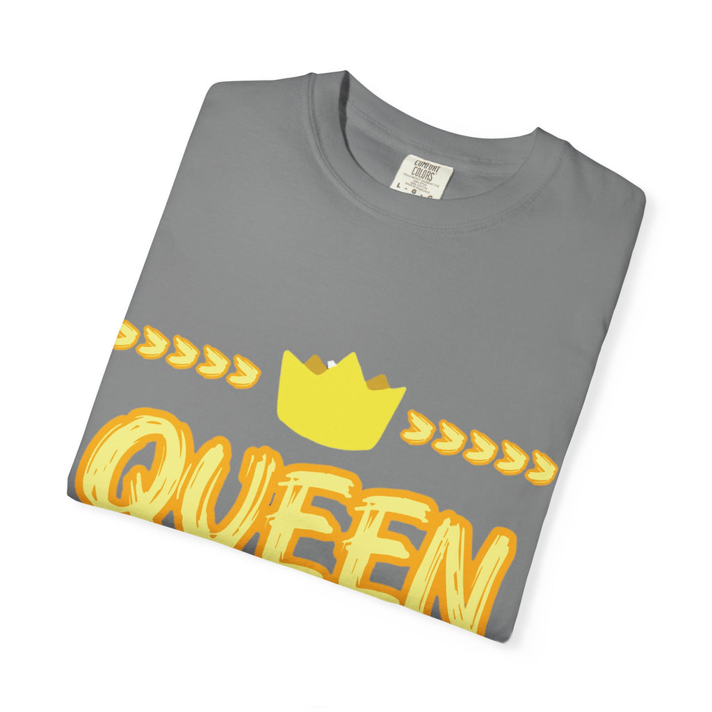 Queen Graphic T-Shirt — Yellow Crown Casual Tee