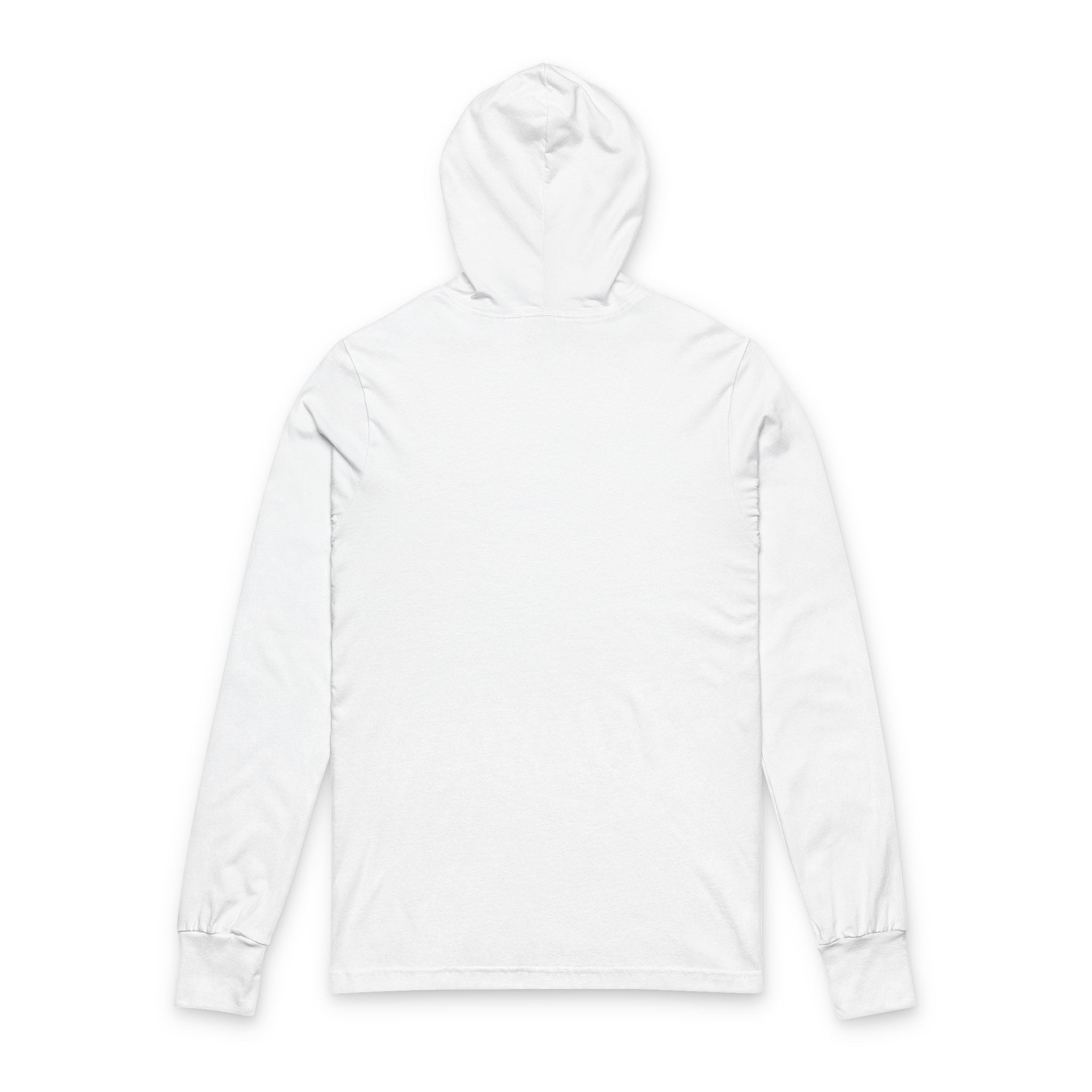 #ANDSTILL Graphic Hooded Long Sleeve Tee — Retro Silhouette Streetwear
