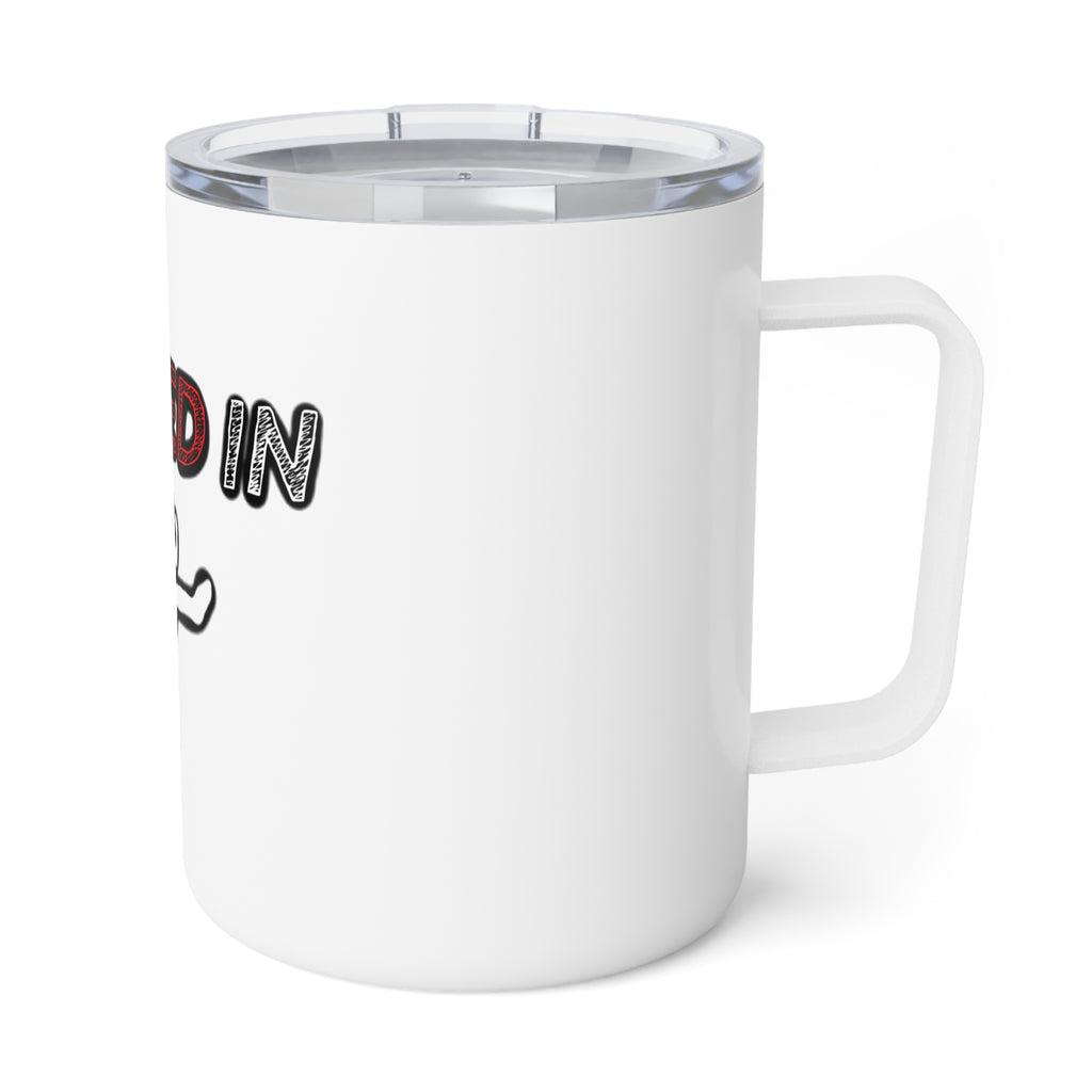 Insulated Coffee Mug - "Locked In" Motivational Design (10oz)
