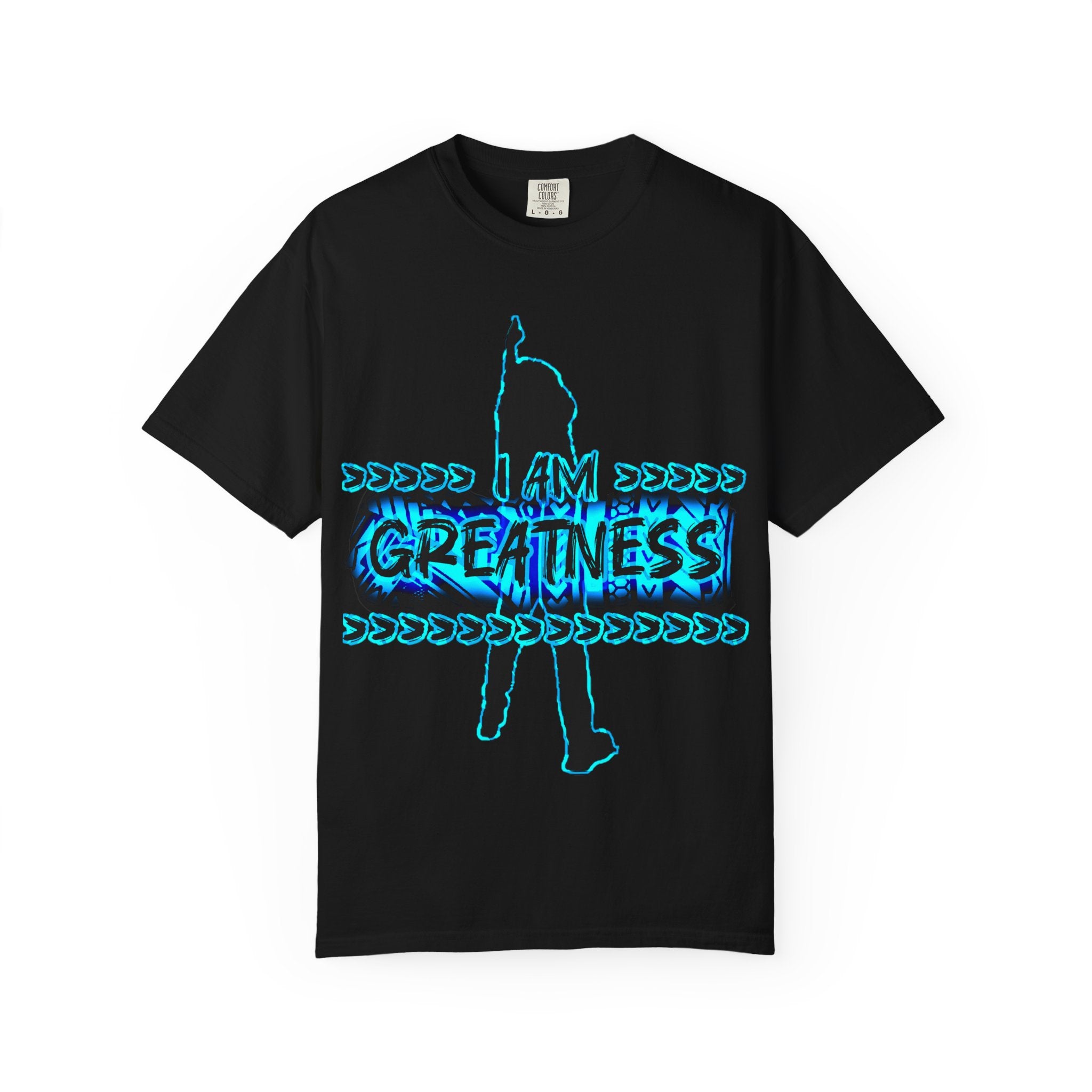 "I am Greatness" Graphic streetwear - Unisex Garment-Dyed T-shirt
