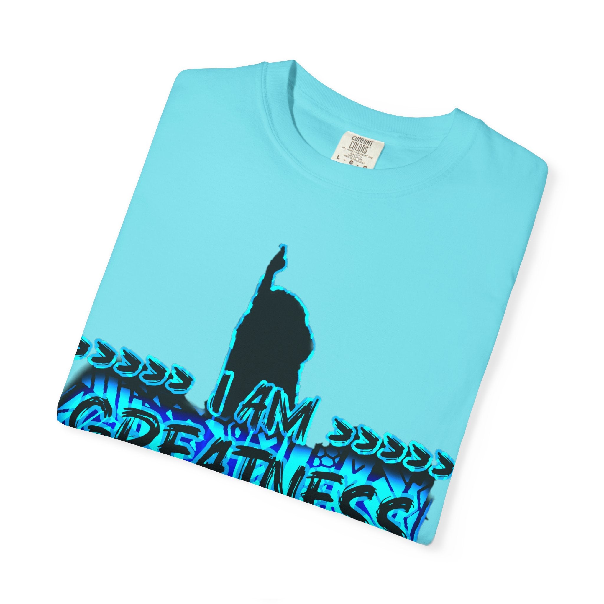 "I am Greatness" Graphic streetwear - Unisex Garment-Dyed T-shirt