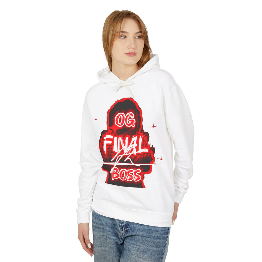 OG Final Boss Hoodie — Ruby graphic Pullover