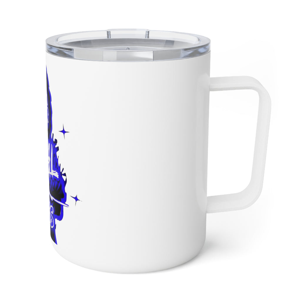 OG Final Boss Coffee Mug – 10oz - Sapphire - Insulated Travel Tumbler