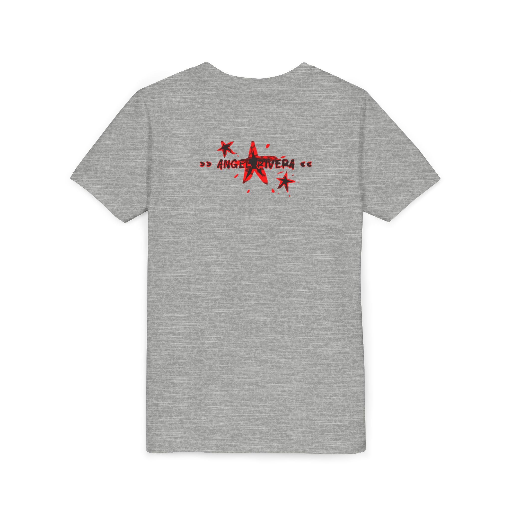 Youth Tee — "Never Lackin'" Graphic Tee (Red Distressed Stars)