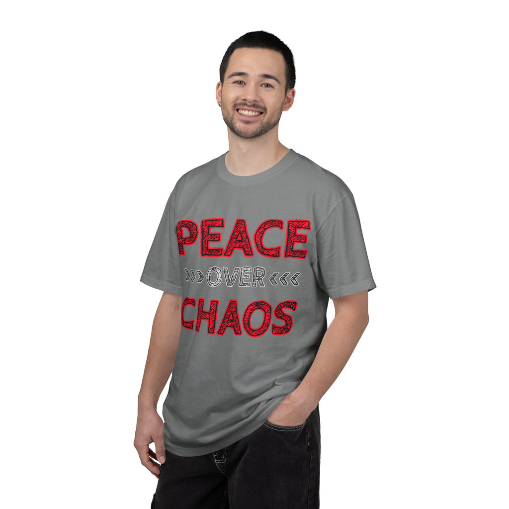 Peace Over Chaos T-Shirt — Graphic Message Tee