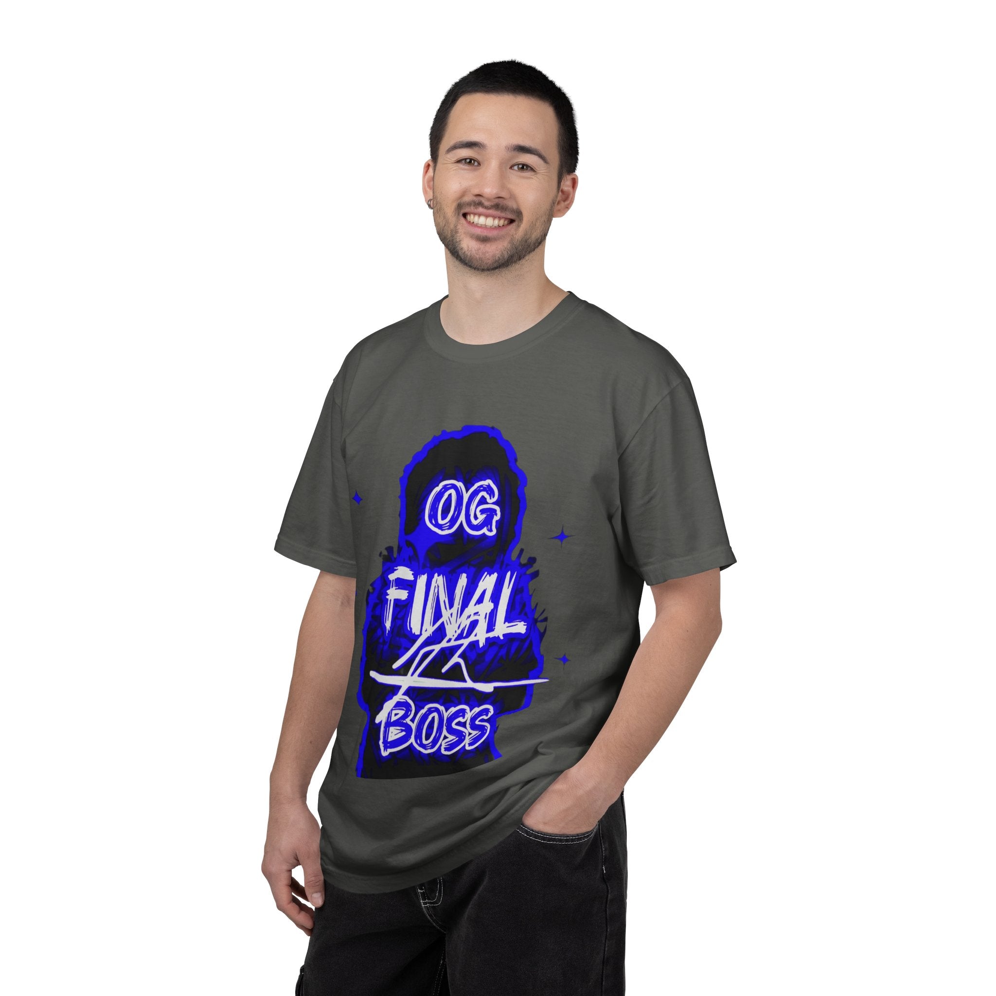 OG Final Boss T-shirt — Sapphire Graphic designer