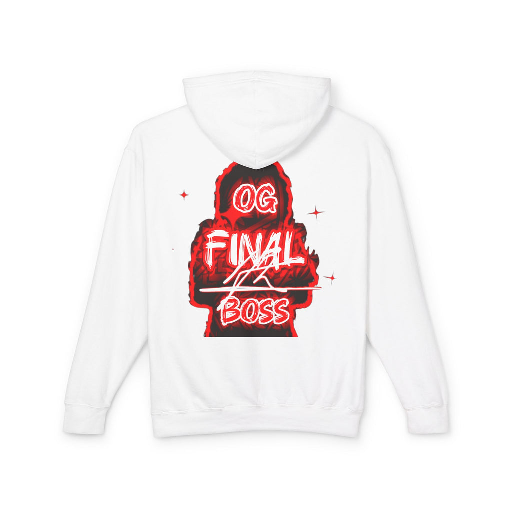 OG Final Boss Hoodie — Ruby graphic Pullover