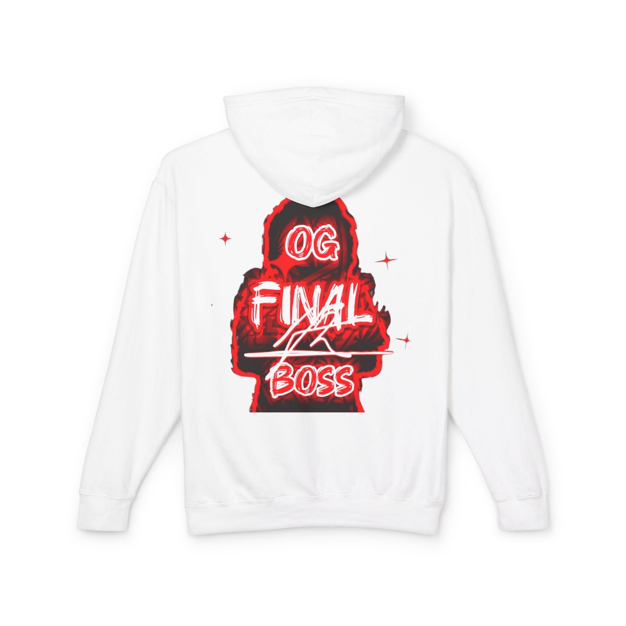 OG Final Boss Hoodie — Ruby graphic Pullover