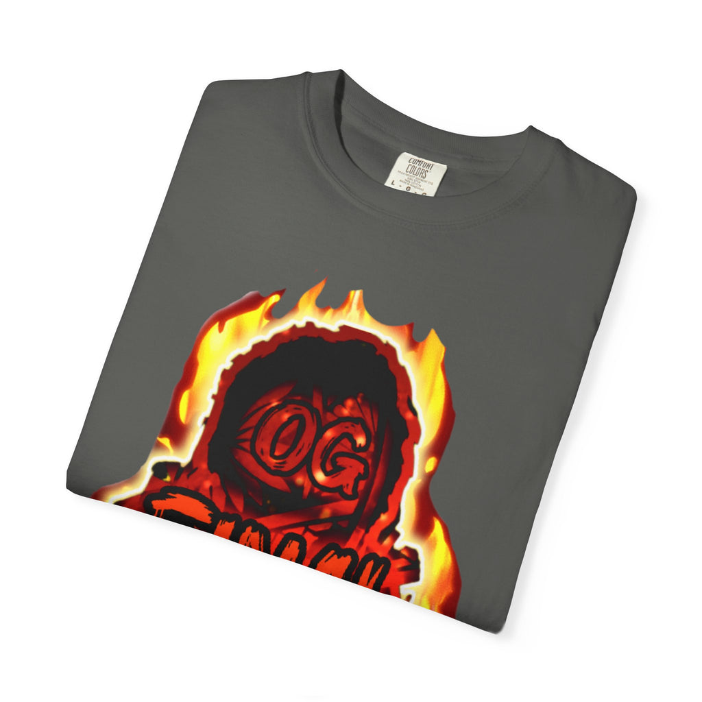 OG Final Boss T-shirt — Flame Orange - Graphic designer Streetwear