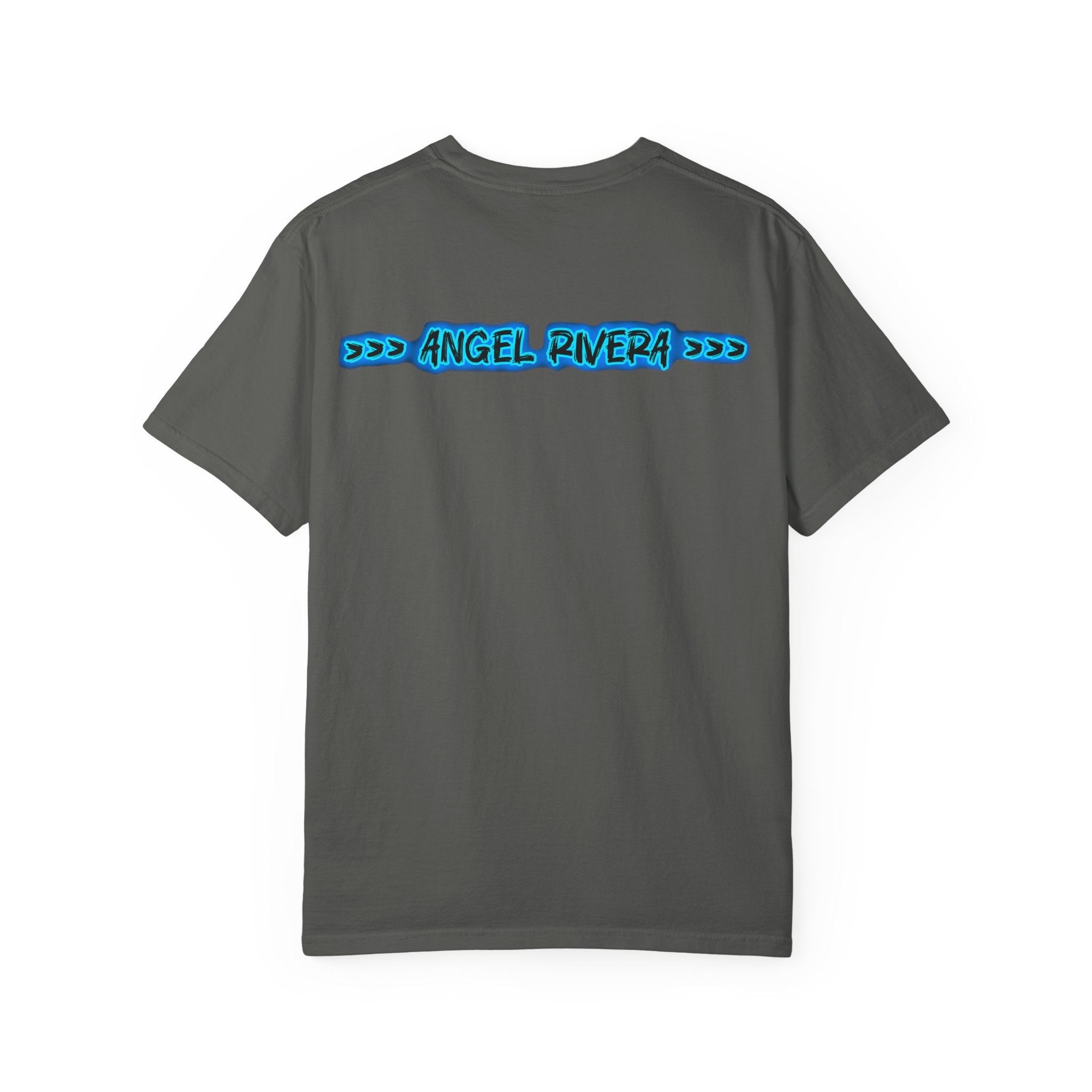 Unspoken Rizz Graphic T‑Shirt — 'Unspoken' Heart Front & 'Angel Rivera' Back