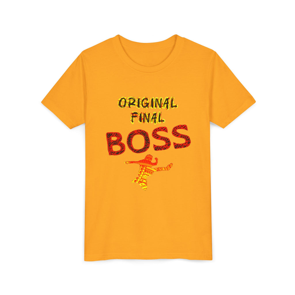 Youth Tee - "Original Final BOSS" Graphic Shirt