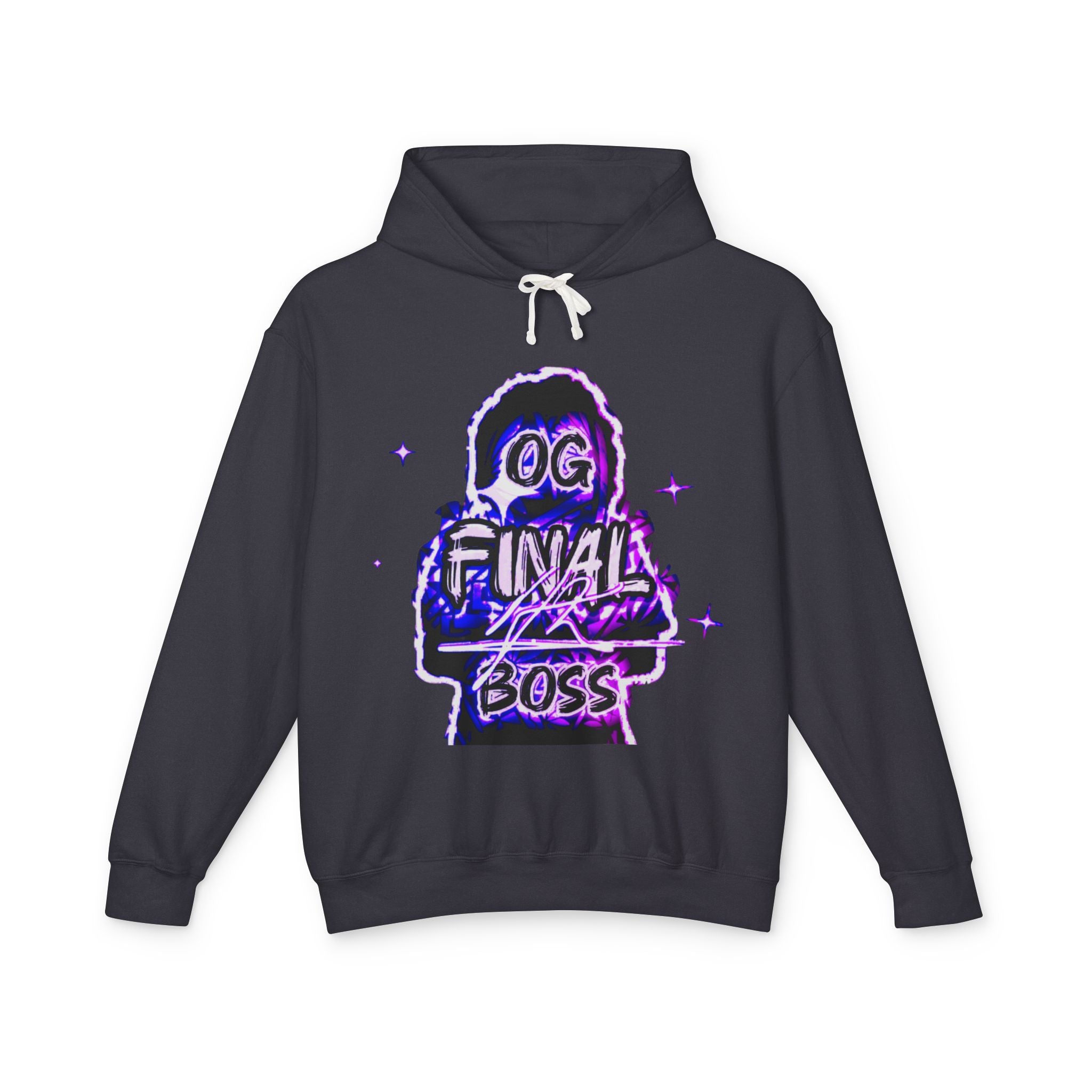 OG Final Boss Hoodie — Amethyst graphic Pullover