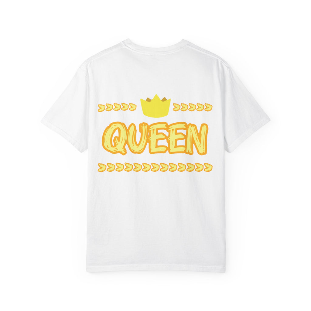 Queen Graphic T-Shirt — Yellow Crown Casual Tee
