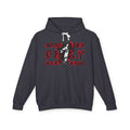 Only 1 Hoodie — Edgy Red & Black Graphic Hooded Sweatshirt