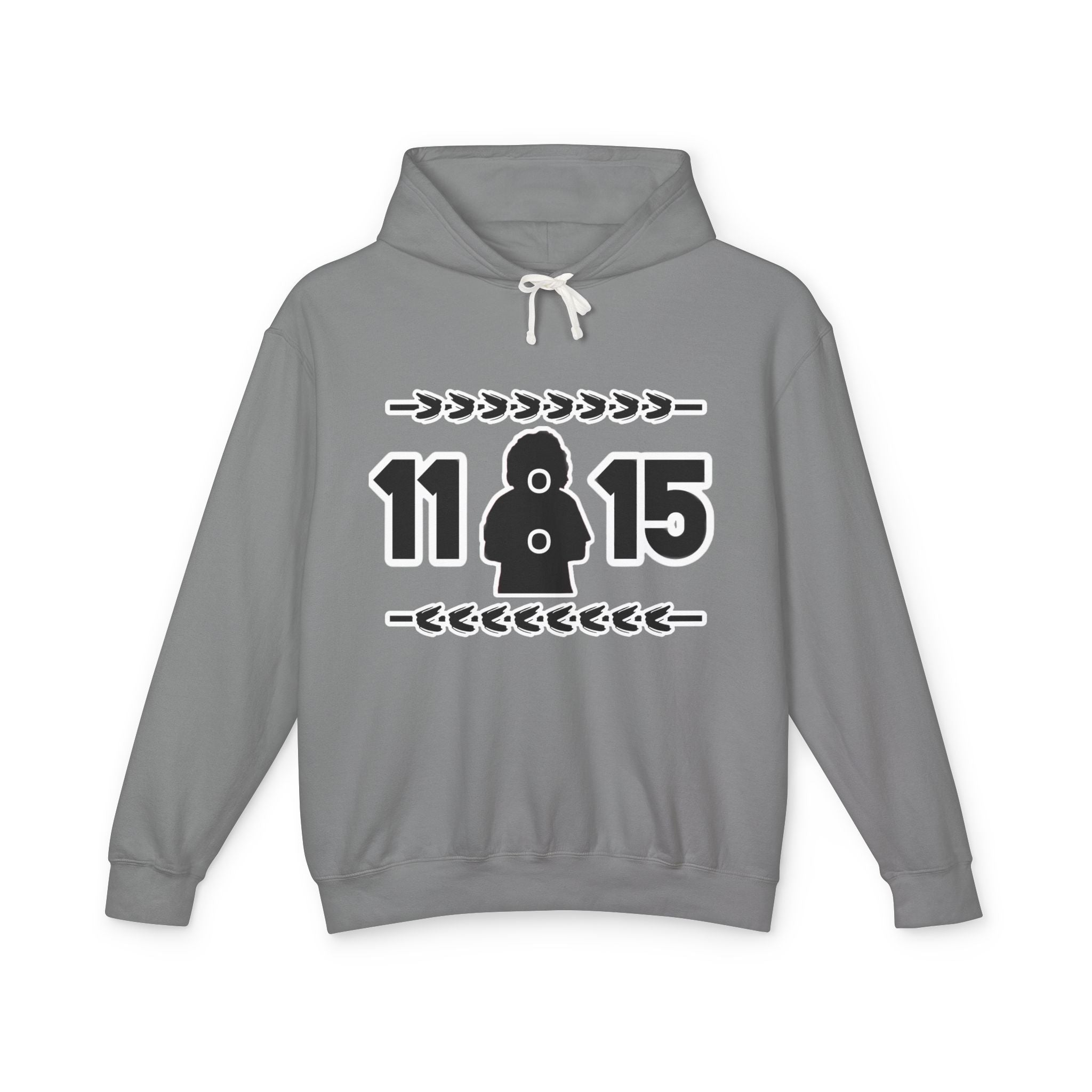 Hoodie — 11:15 Figure Graphic Lightweight Pullover
