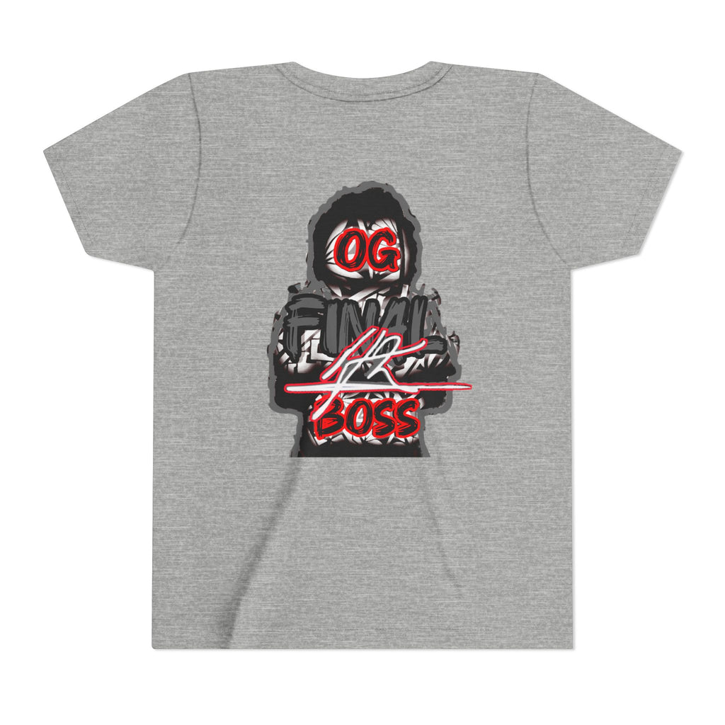Youth Tee — "OG Final Boss" - Platinum - Graphic Shirt